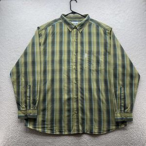 Columbia Button Up Shirt Mens‎ 2XL Out & Back Plaid Outdoors Hiking Camp AM7242